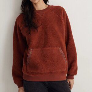 Madewell Women's Resourced Sherpa Quilted Sweatshirt - M